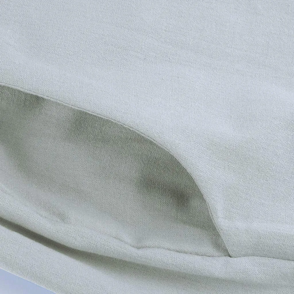 2024 Fashion Cotton Linen Pants Women's Summer Casual Drawstring Wide Leg Palazzo Pants Loose Comfy Trousers Pockets
