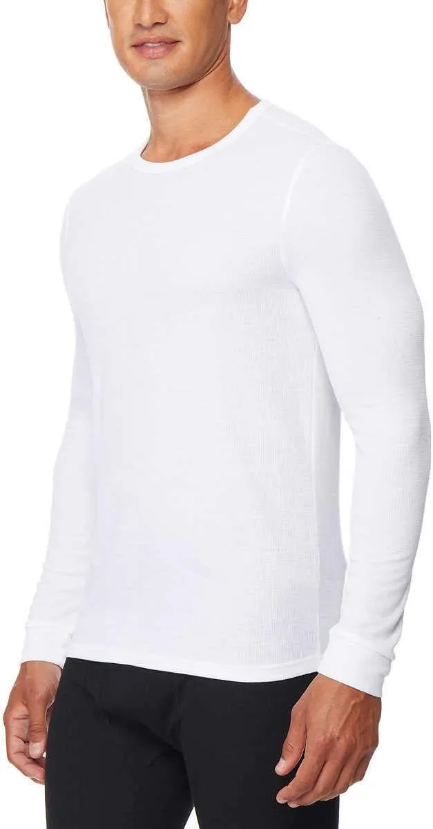 32 DEGREES Men's Heat Long Sleeve Scoop Neck Tee 2-Pack