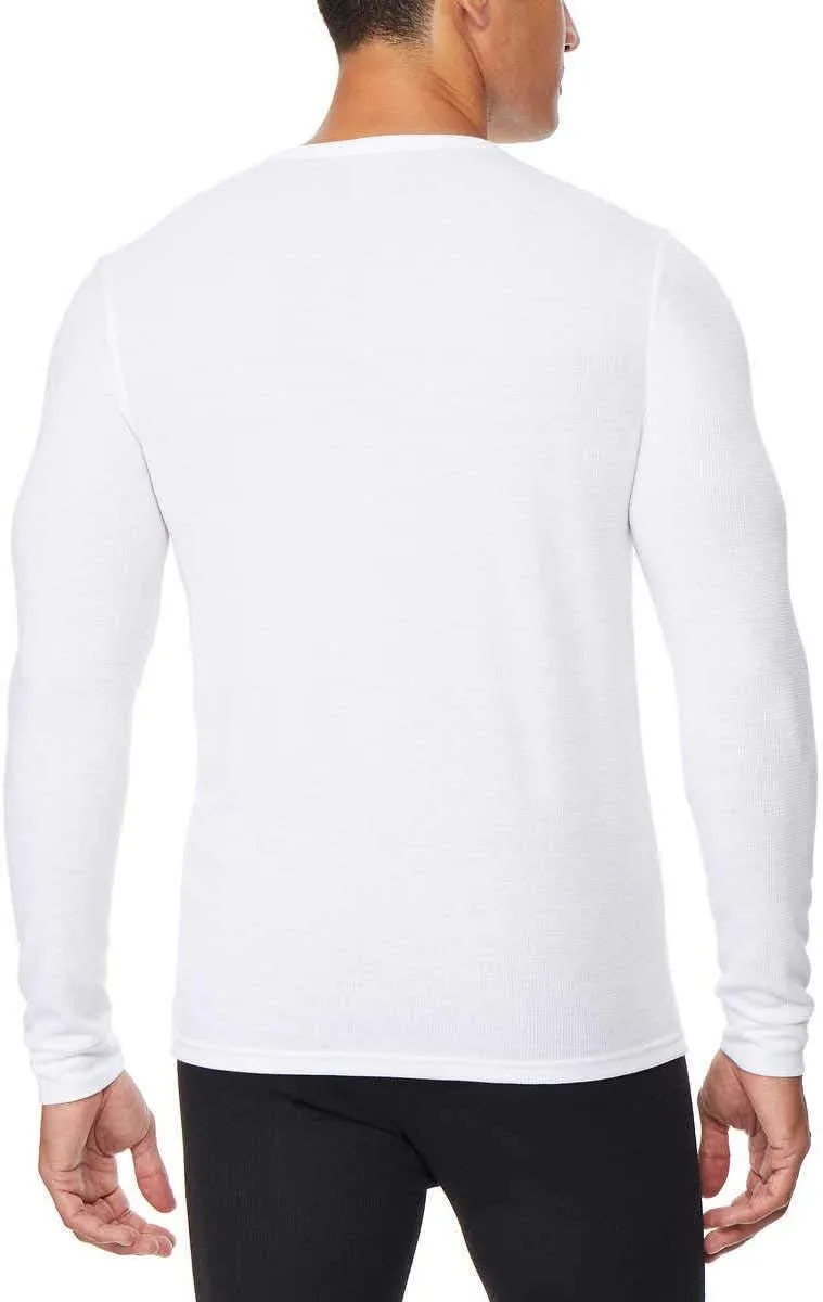 32 DEGREES Men's Heat Long Sleeve Scoop Neck Tee 2-Pack