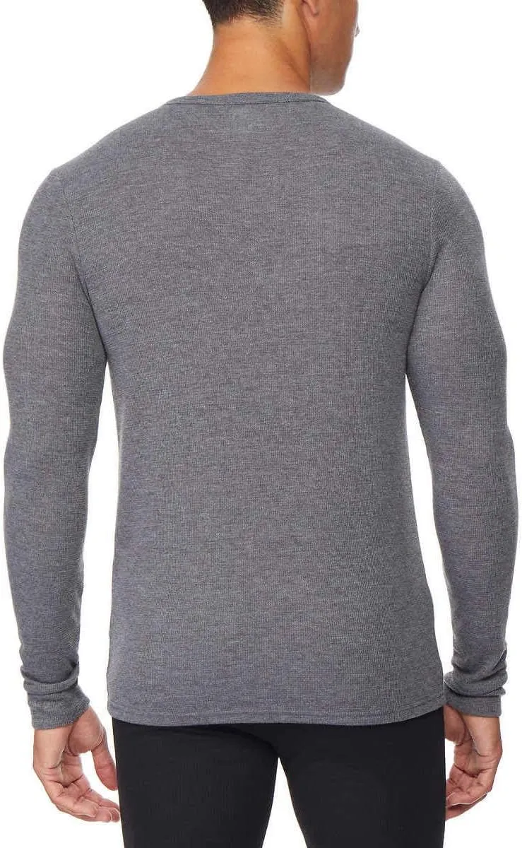 32 DEGREES Men's Heat Long Sleeve Scoop Neck Tee 2-Pack