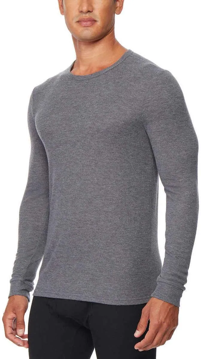 32 DEGREES Men's Heat Long Sleeve Scoop Neck Tee 2-Pack