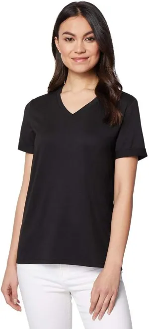 32 DEGREES Womens Cool Short Sleeve V-Neck Relaxed Sleep TEE