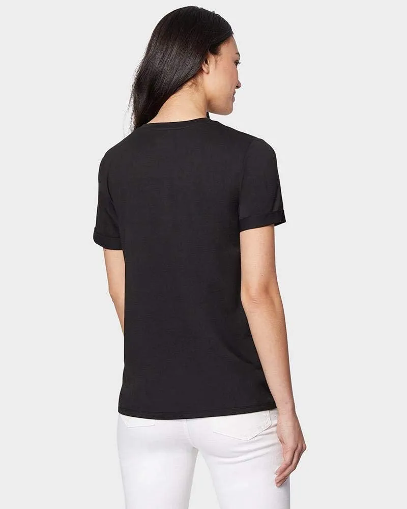 32 DEGREES Womens Cool Short Sleeve V-Neck Relaxed Sleep TEE
