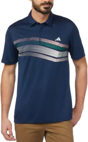 adidas Men's Core Chest Stripe Polo Shirt
