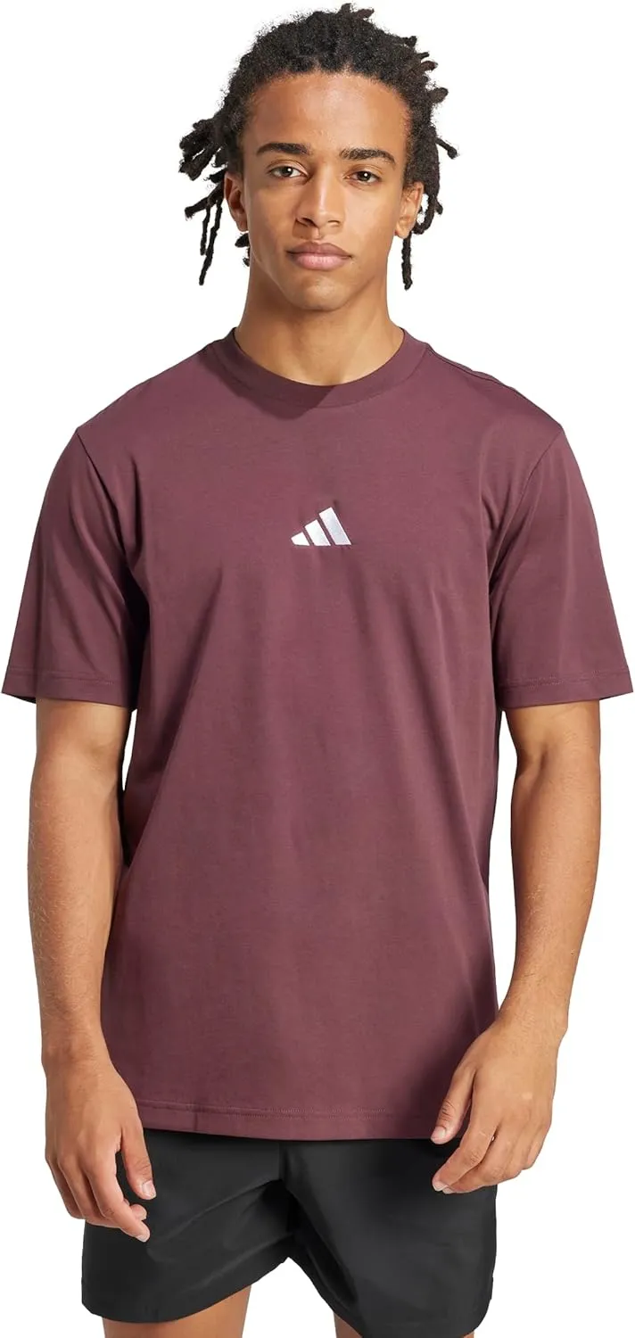 adidas Men's Essentials Small Logo Single Jersey T-Shirt
