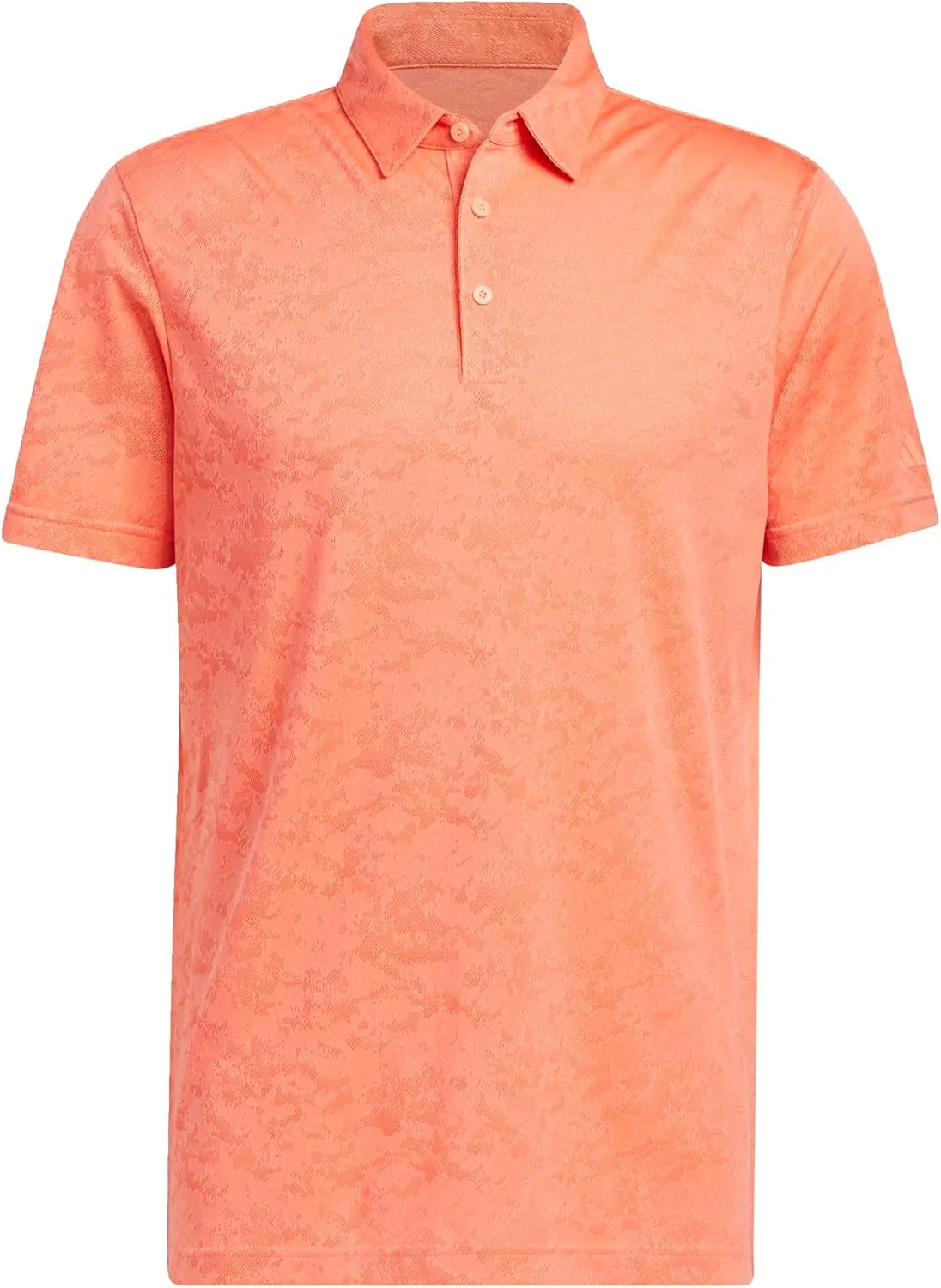 adidas Men's Textured Jacquard Golf Polo Shirt