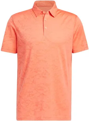 adidas Men's Textured Jacquard Golf Polo Shirt