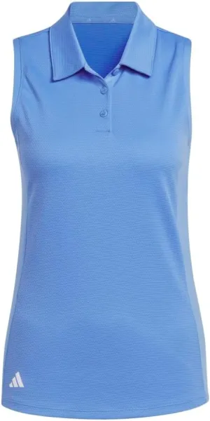 adidas Women's Textured Sleeveless Golf Polo Shirt