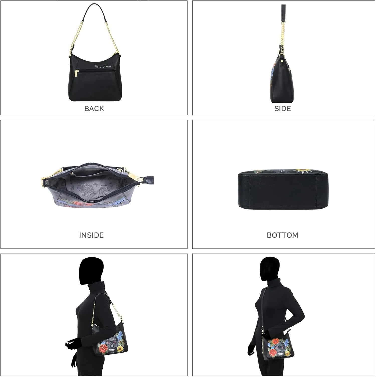 Anuschka Zip-top Shoulder Hobo-709