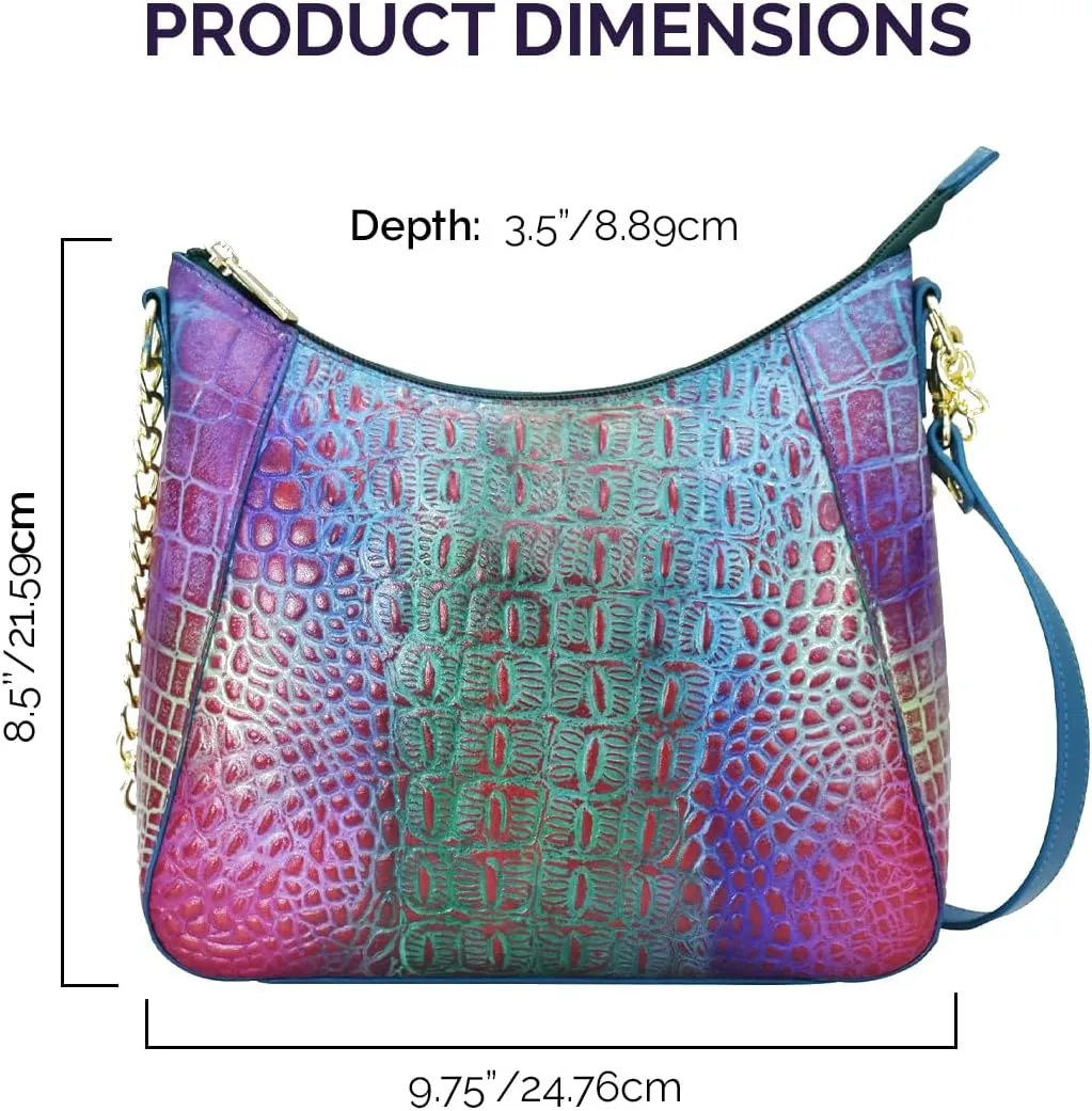 Anuschka Zip-top Shoulder Hobo-709