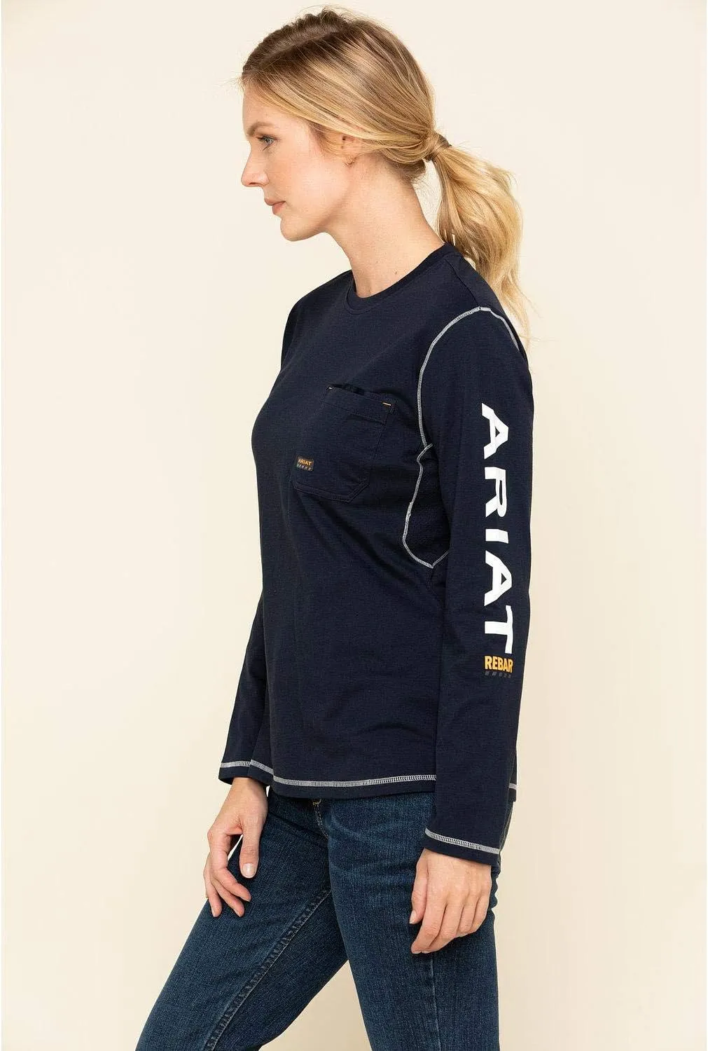 ARIAT Women's Rebar Workman Logo T-Shirt