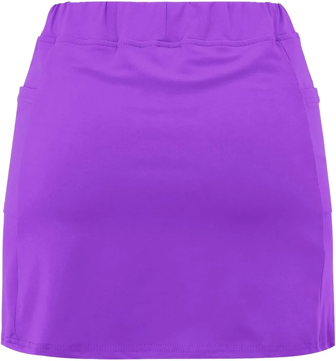 Athletic Skirts Women Solid Mid Waist Culottes Short Skirts Skinny Pants Tummy Control Plus Size Skort Womens Golf