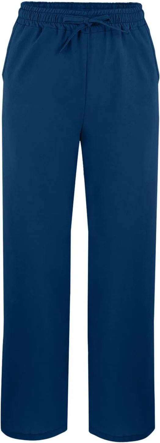 Baggy Linen Pants Women Summer Boho Lightweight High Waist Palazzo Pant Loose Comfy Straight Leg Pants with Pockets