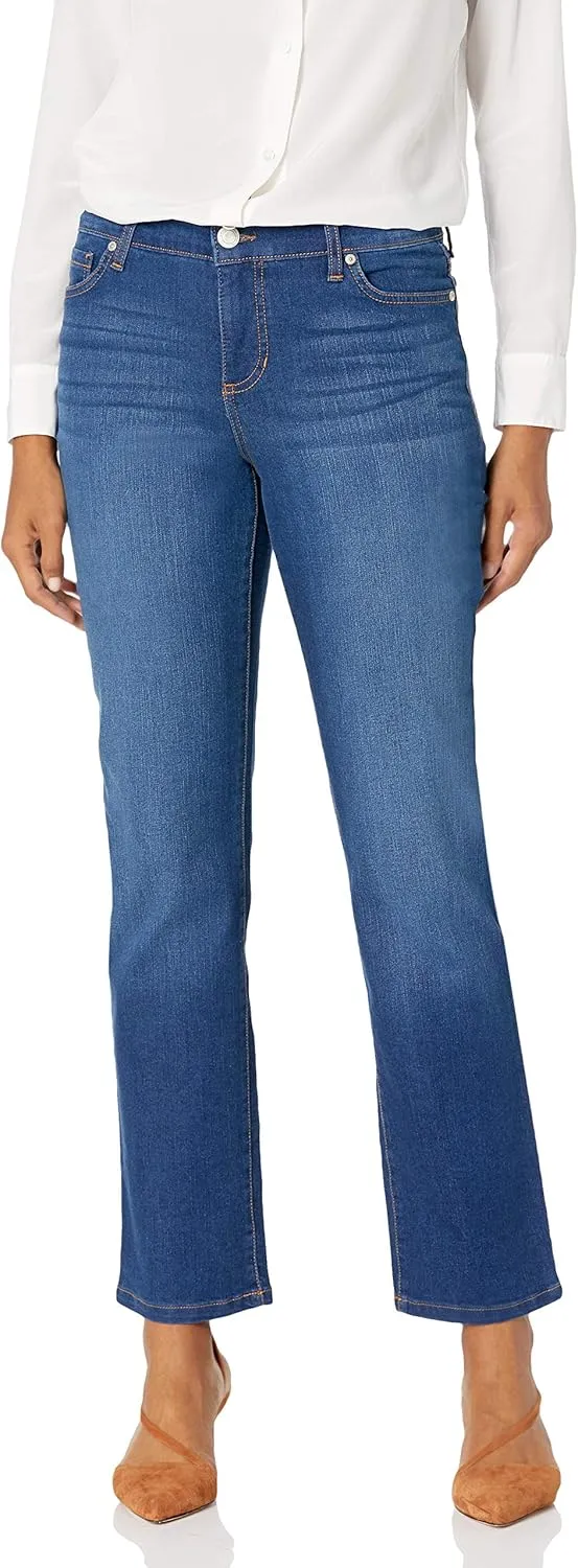 Bandolino Women's Mandie Signature Fit 5 High Rise Jean Plus Size