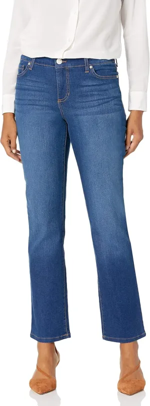 Bandolino Women's Mandie Signature Fit 5 High Rise Jean Plus Size