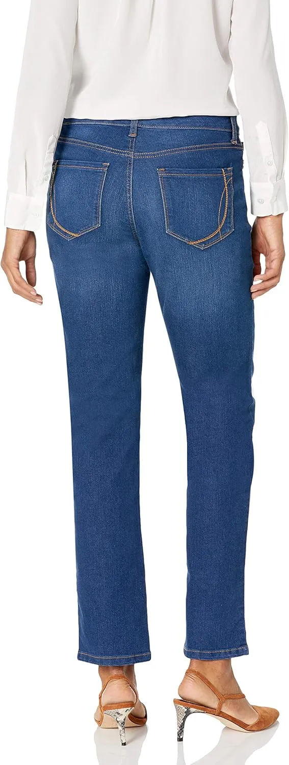Bandolino Women's Mandie Signature Fit 5 High Rise Jean Plus Size