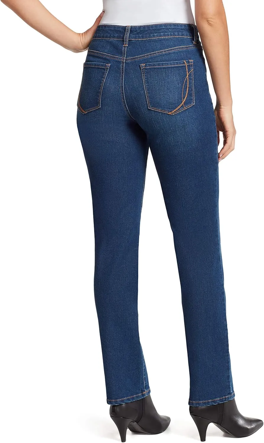 Bandolino Women's Mandie Signature Fit 5 High Rise Jean Plus Size