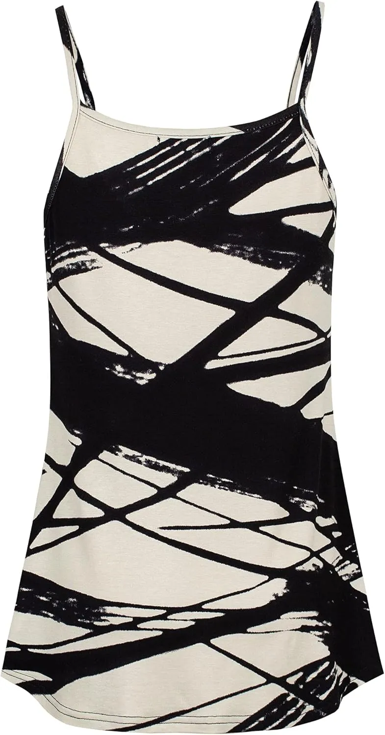 BEPEI Women Loose Casual Summer Pleated Flowy Sleeveless Camisole Tank Tops