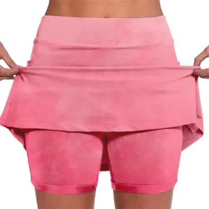 Black Skirt for Women Solid Mid Waist Culottes Short Skirts Skinny Pants High Waisted Tennis Skirt Black Skirt for