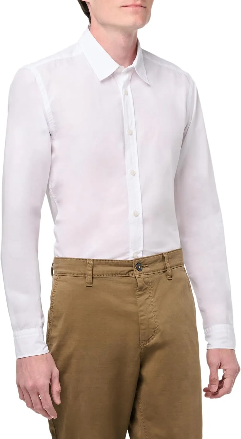 BOSS Men's Popelin Cotton Button Down Shirt