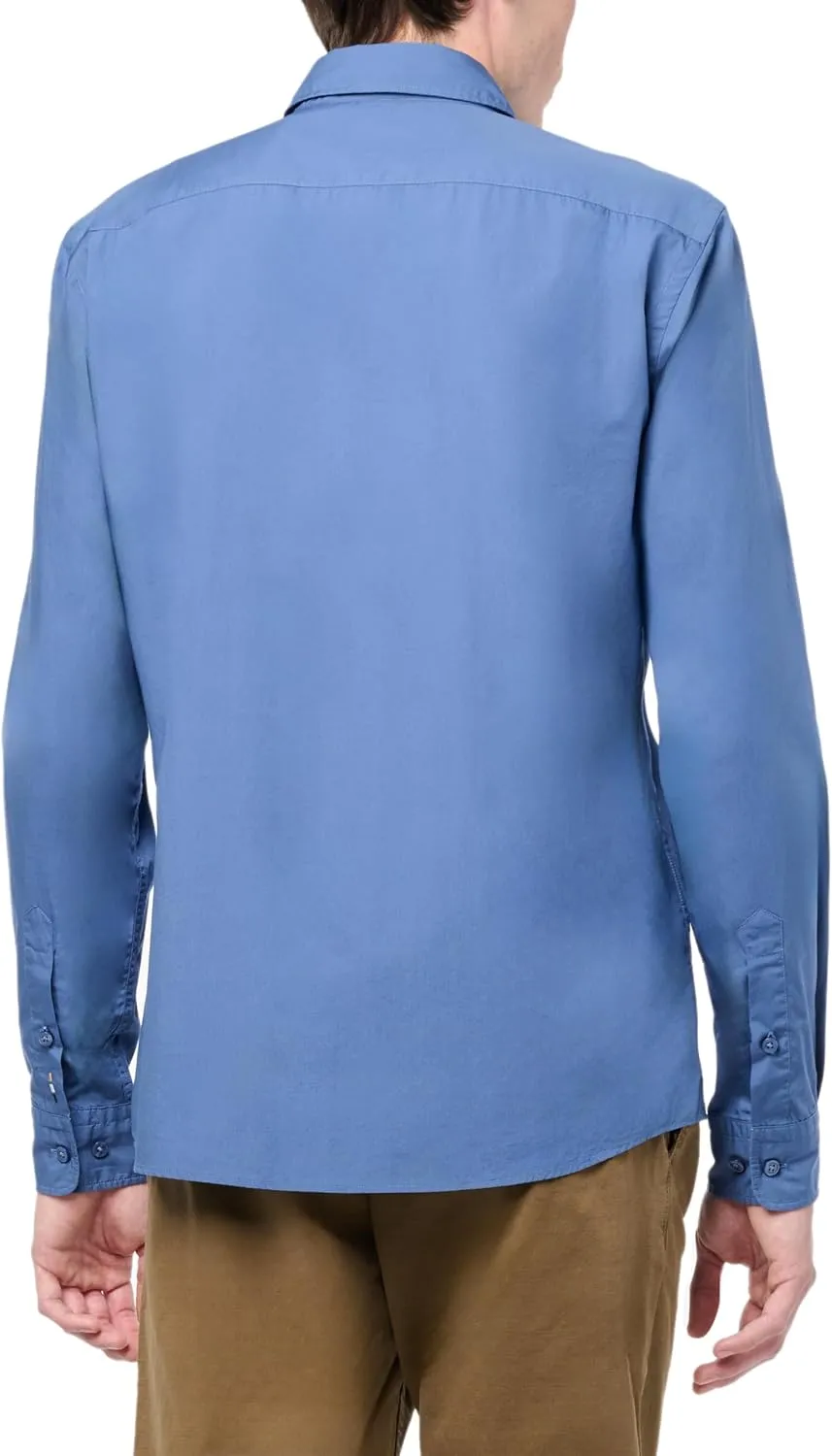 BOSS Men's Popelin Cotton Button Down Shirt