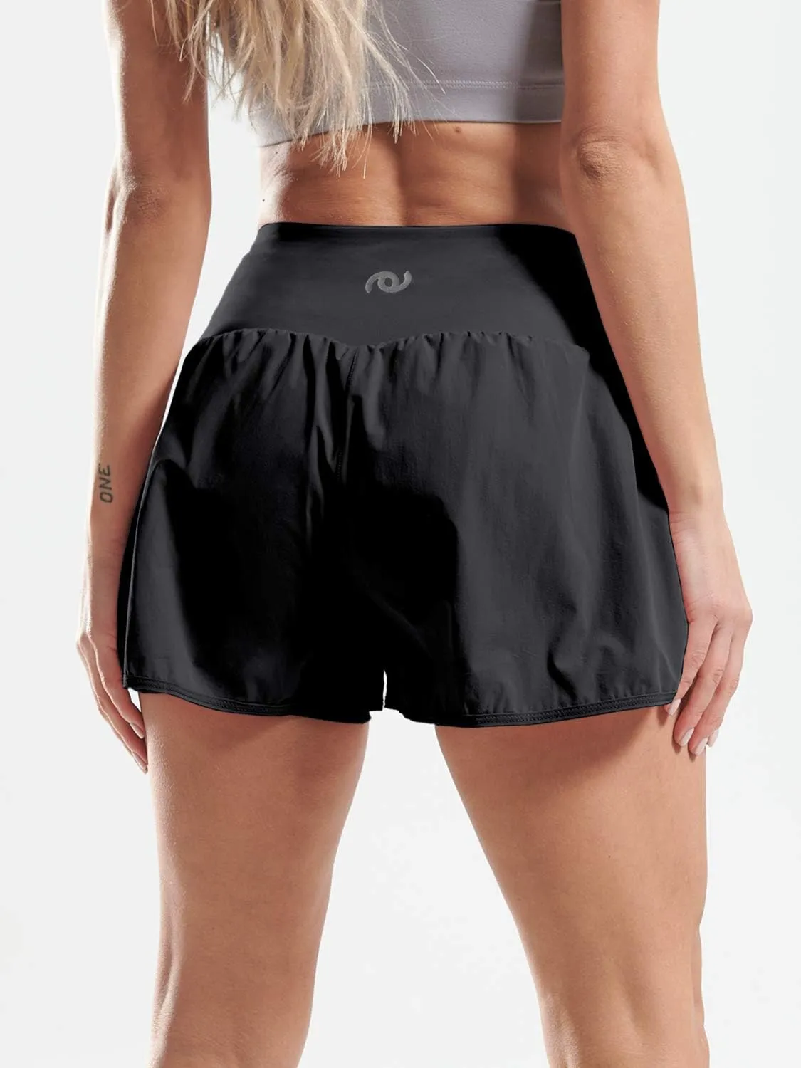 CADMUS 2 in 1 Women's Workout Shorts for Athletic Gym Running Shorts with Phone Pockets