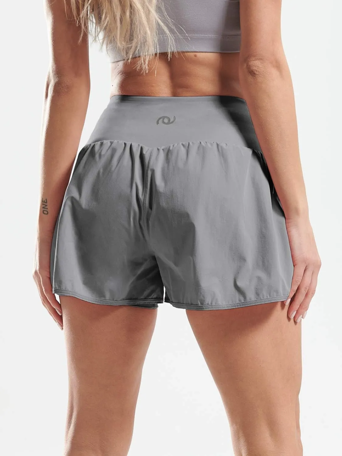CADMUS 2 in 1 Women's Workout Shorts for Athletic Gym Running Shorts with Phone Pockets
