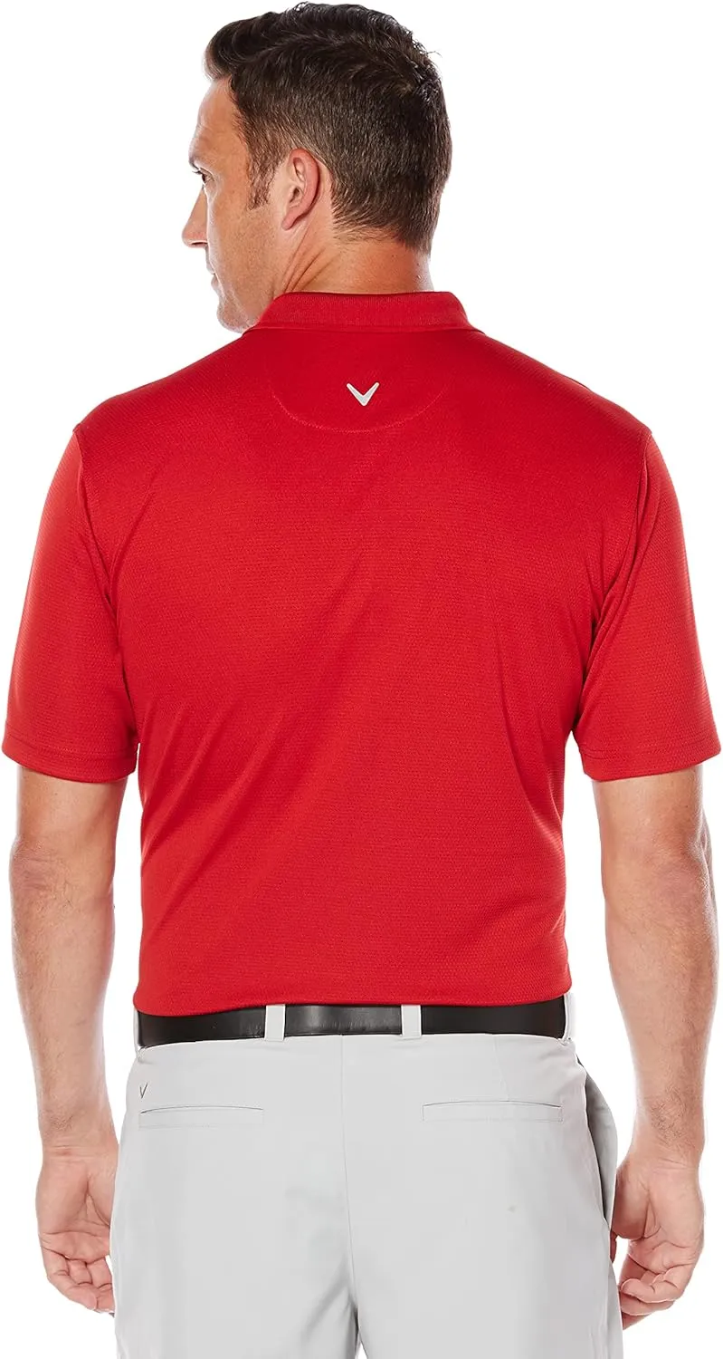 Callaway Men's Short Sleeve Core Performance Stretch Golf Polo, Sun Protection, Moisture-Wicking (Available in Big & Tall)