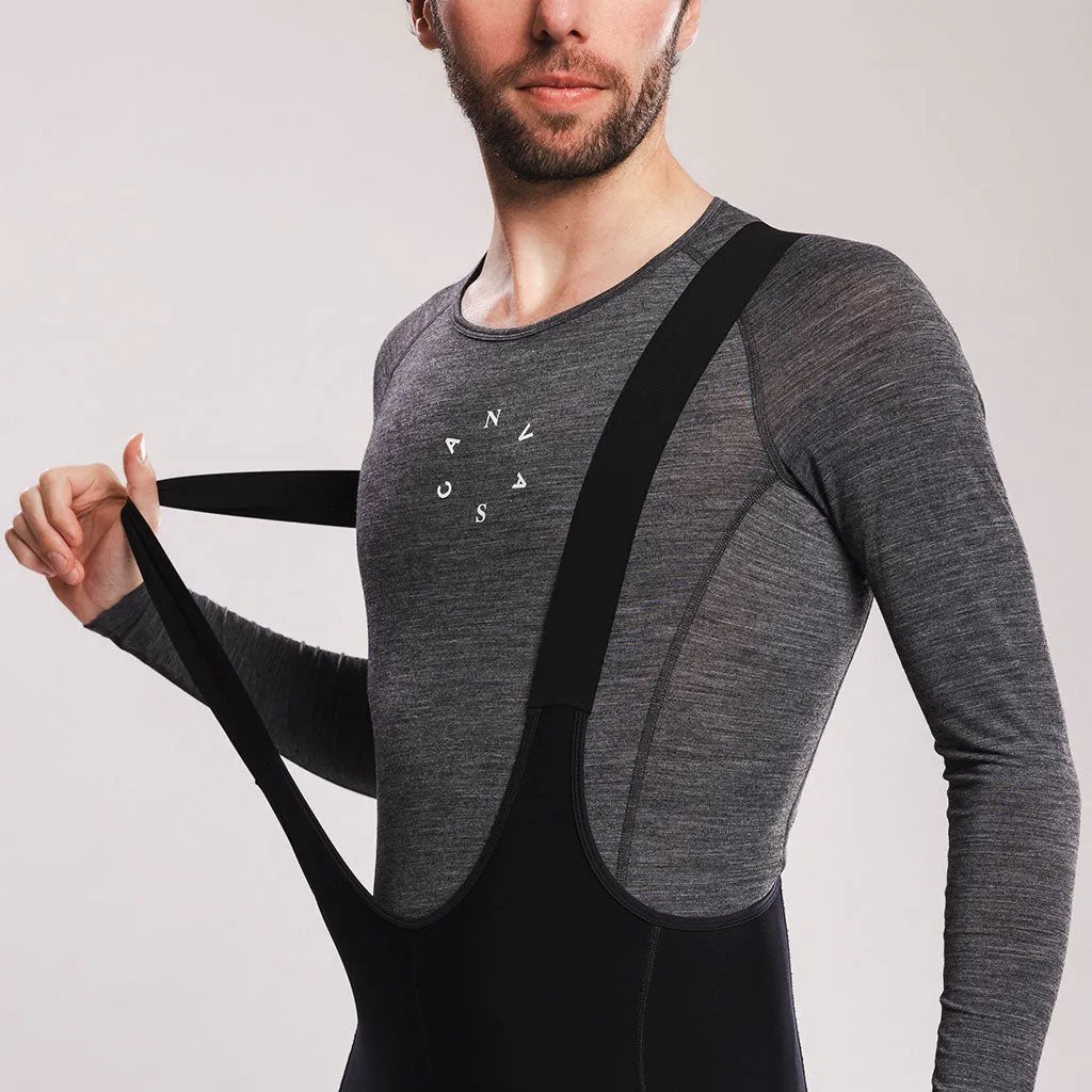 Canvas Solid Longsleeve Merino Baselayer Coal