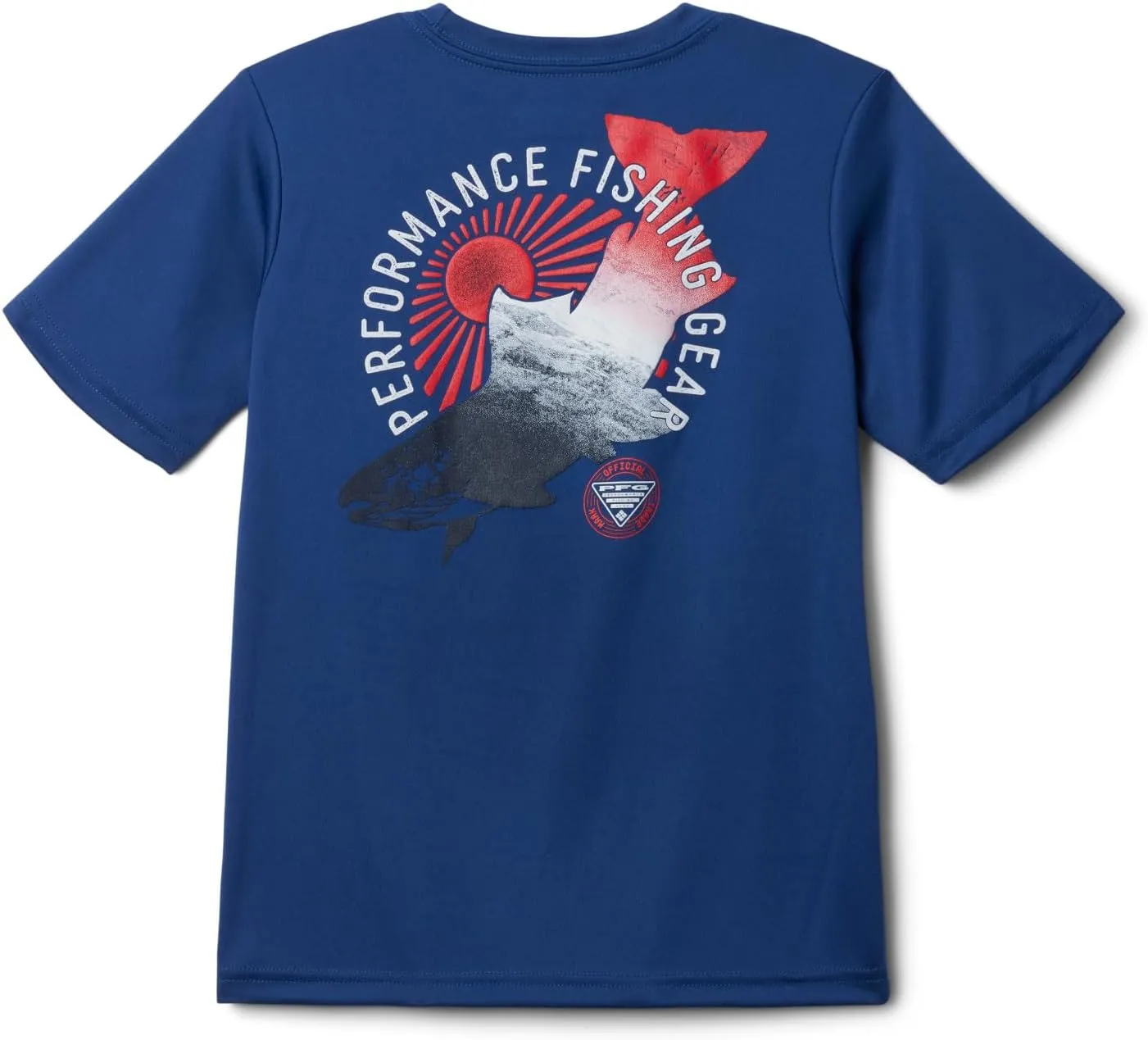 Columbia Boy's Terminal Tackle PFG Tarpon Print Short Sleeve