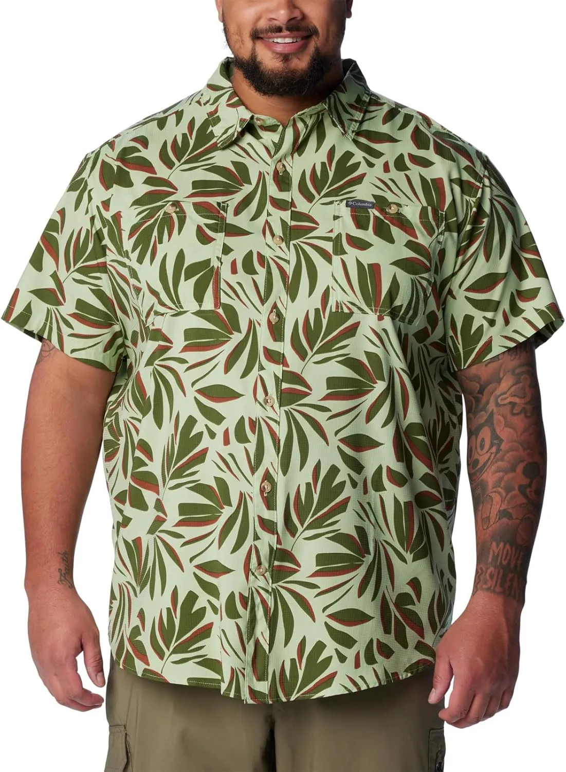 Columbia Men's Utilizer Printed Woven Short Sleeve