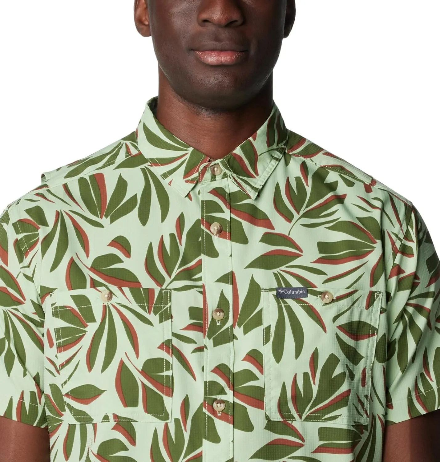 Columbia Men's Utilizer Printed Woven Short Sleeve