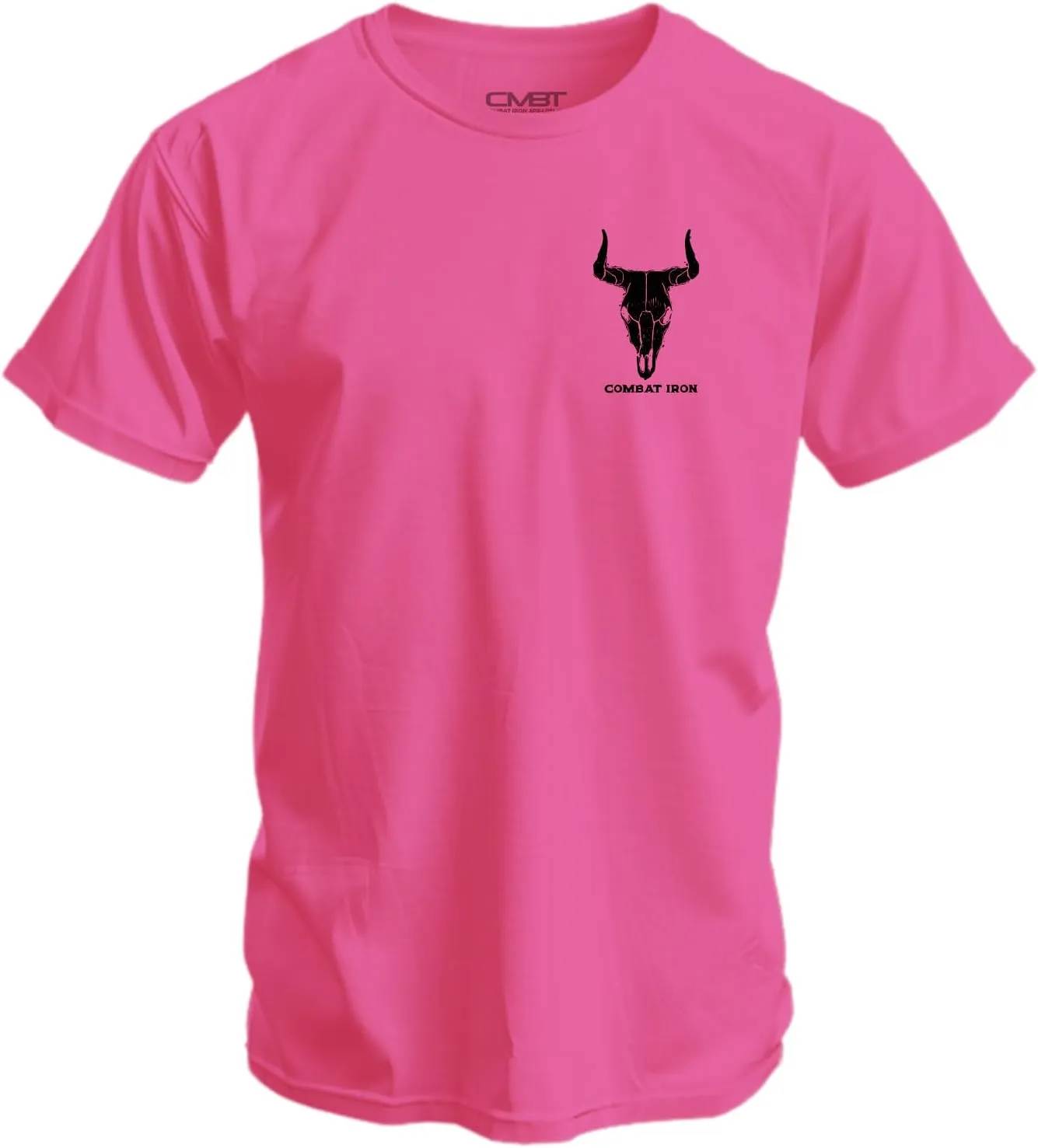 Combat Iron Men's Graphic T-Shirt | Go Milk a Bull | Cotton-Poly Blend | Athletic Fit, Tagless Comfort
