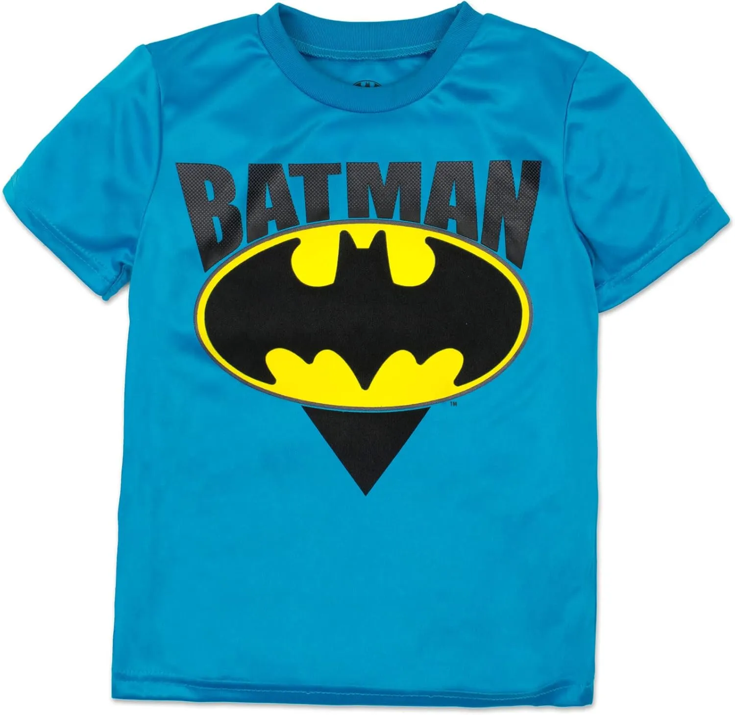 DC Comics Justice League Batman Graphic T-Shirt Sleeveless and Shorts 3 Piece Outfit Set Toddler to Big Kid