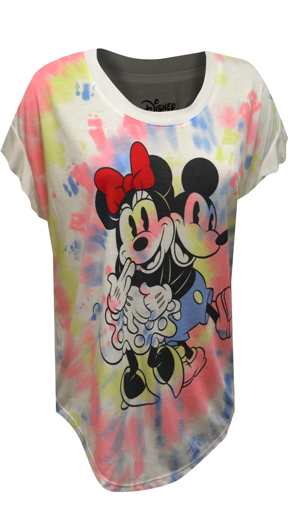 Disney's Mickey and Minnie Pastel Tie Dye T-Shirt