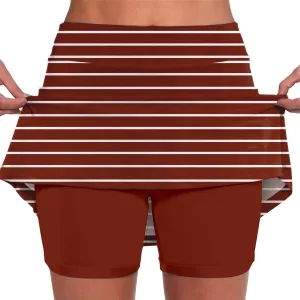 Elastic Yoga Skirt for Women Waist Culottes Short Skirts Skinny Pants Mid Waist Tennis Skirts Skorts for Women with