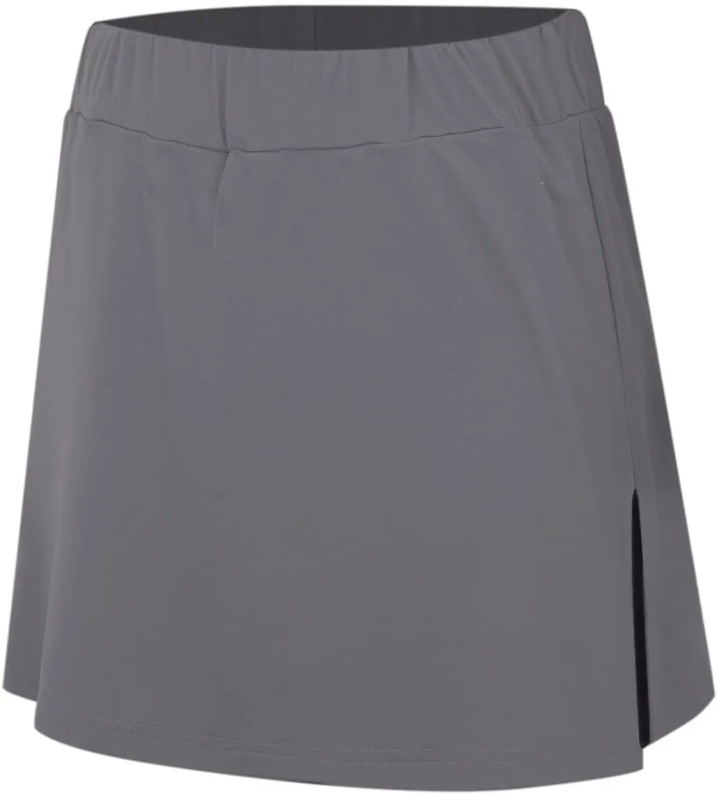 Elastic Yoga Skorts for Women Plus Size Tummy Control High Waisted Athletic Tennis Golf Culottes Pockets Shorts