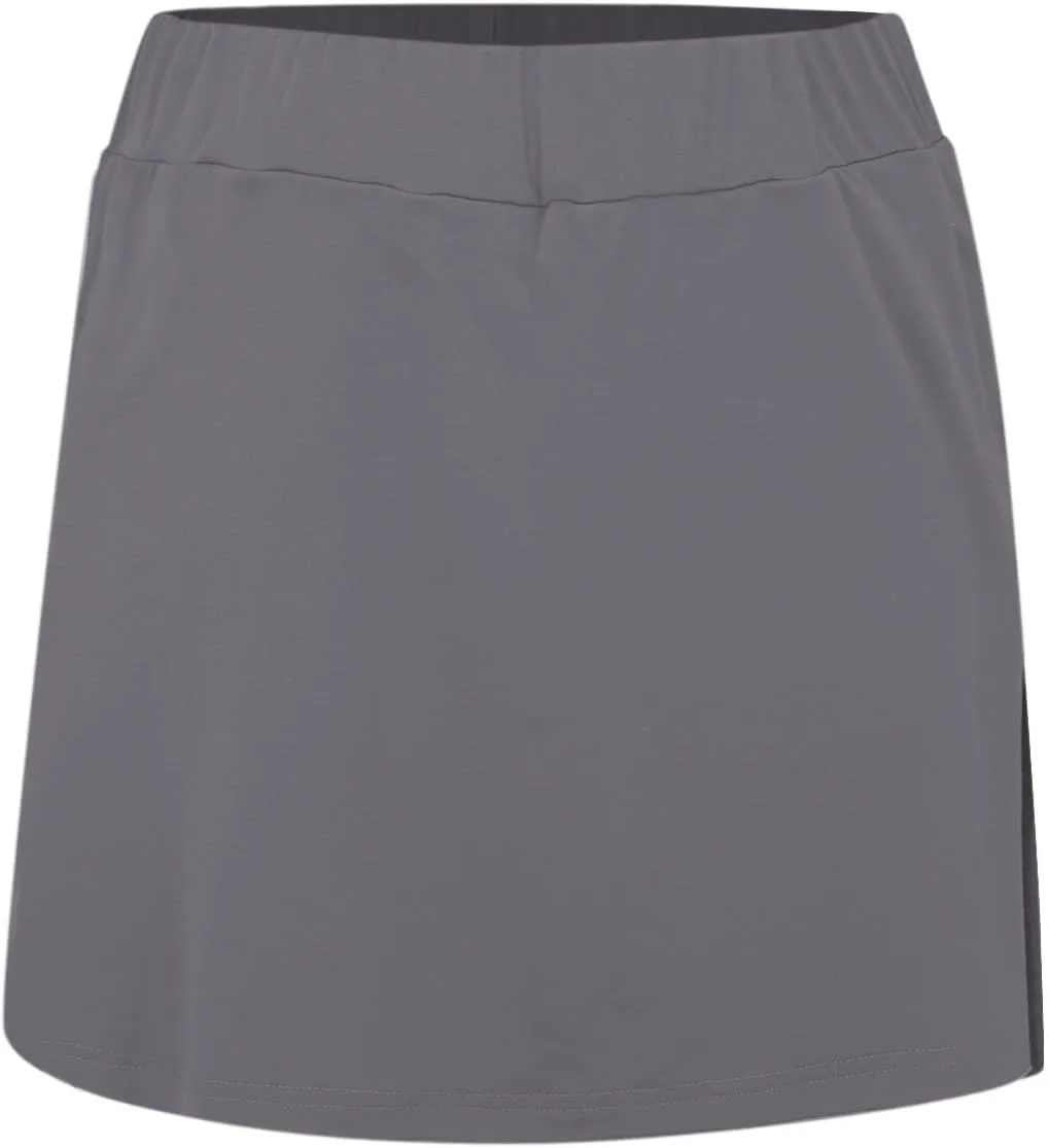 Elastic Yoga Skorts for Women Plus Size Tummy Control High Waisted Athletic Tennis Golf Culottes Pockets Shorts