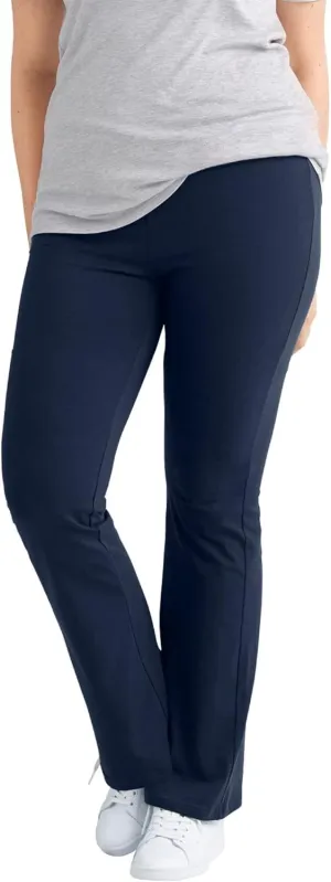 ellos Plus Size Knit Bootcut Leggings