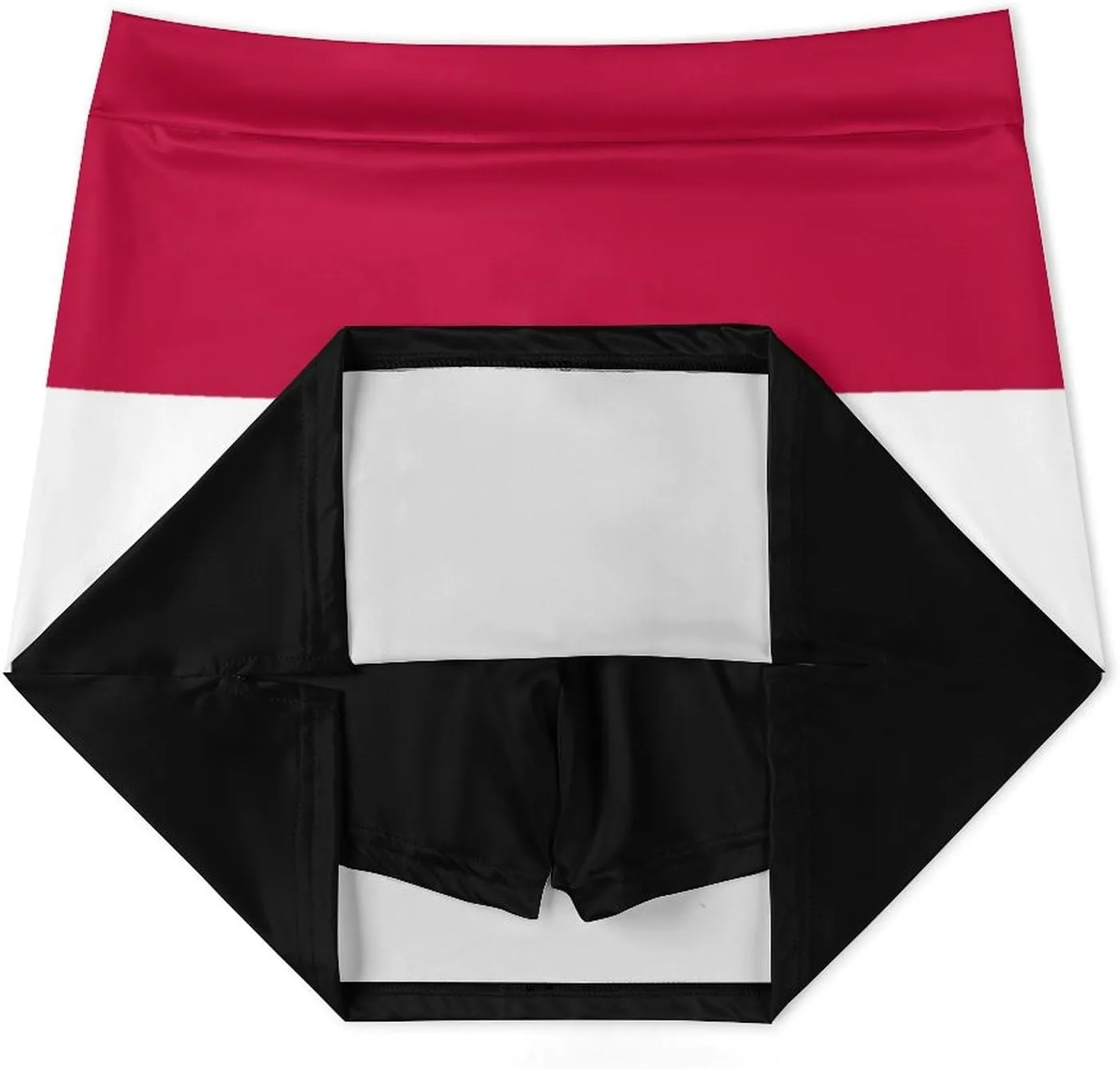 Fattyeery Skirts Casual Golf-Skorts Uganda Flag for Women Knee Length Comfort Skort Women's High Waist Athletic Skirt