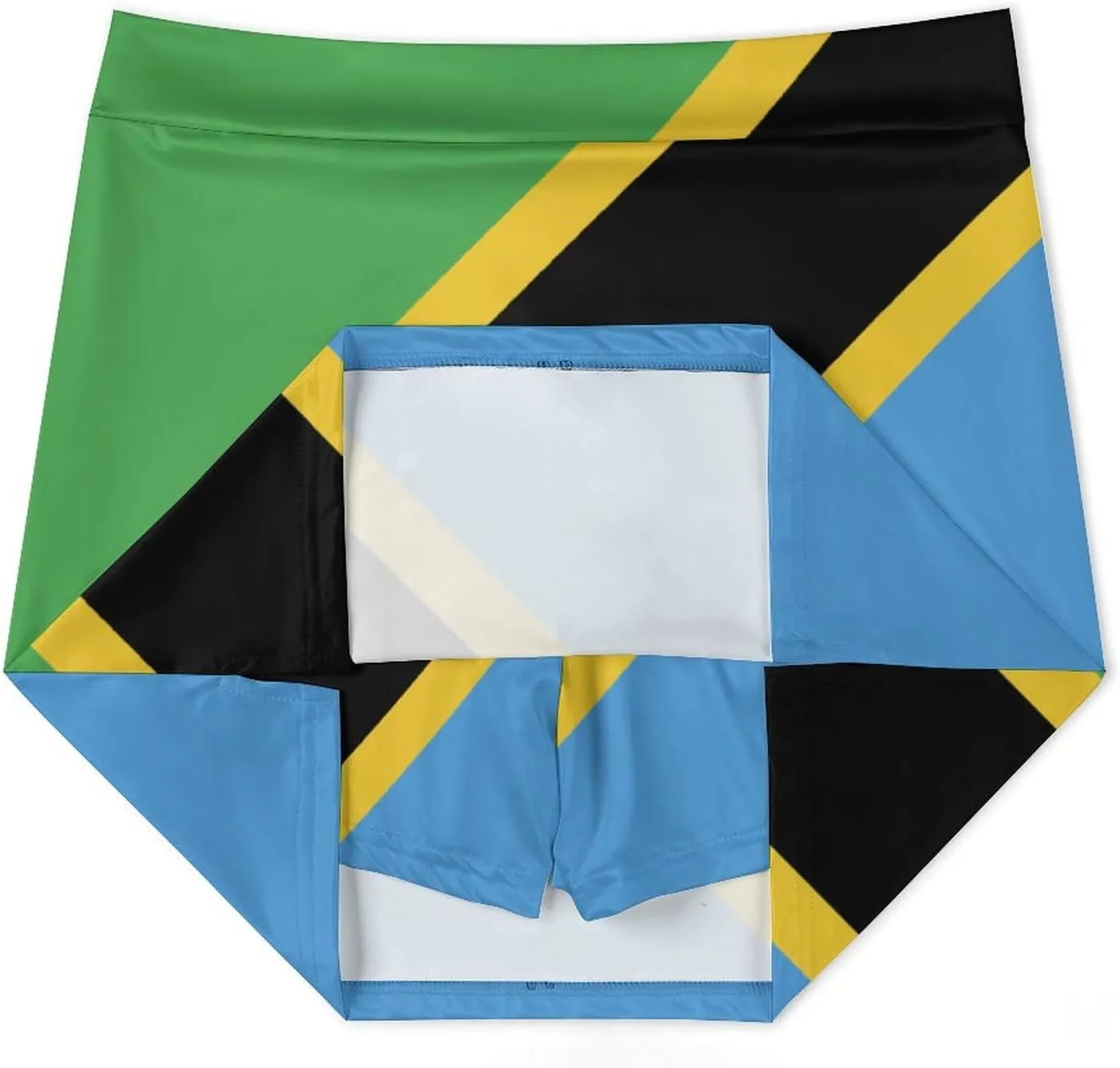 Fattyeery Skirts Casual Golf-Skorts Uganda Flag for Women Knee Length Comfort Skort Women's High Waist Athletic Skirt