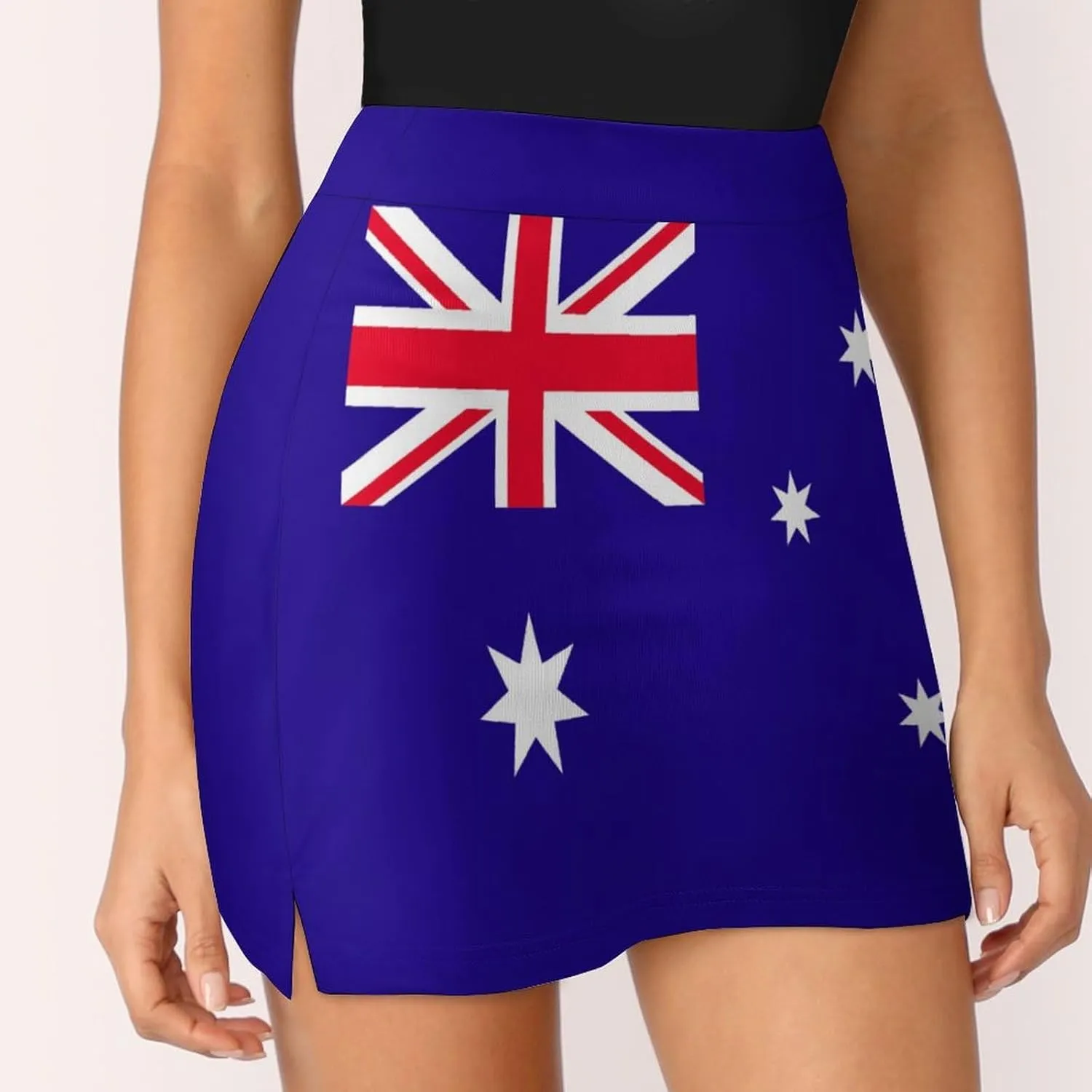 Fattyeery Women's Athletic Skorts Canada Flag Lightweight Skirts Inner Shorts with Pocket Tennis Workout Sports Skort