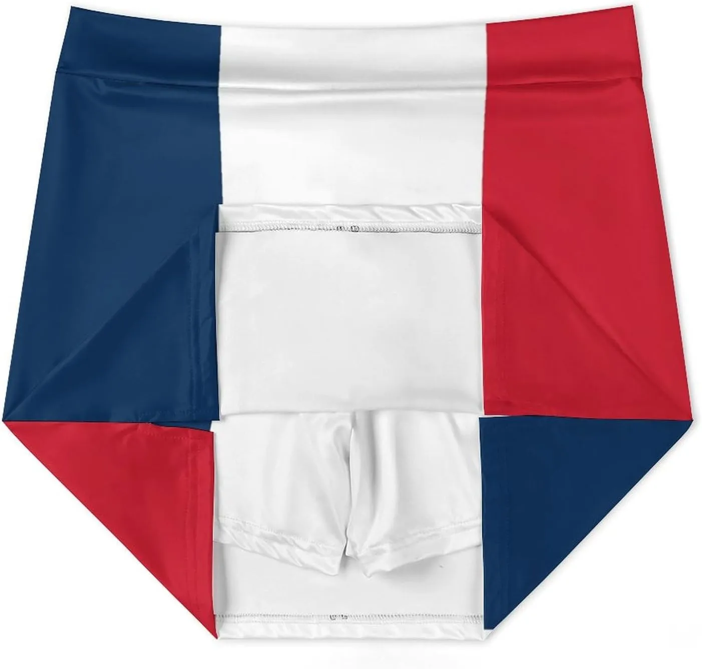 Fattyeery Women's Athletic Skorts Canada Flag Lightweight Skirts Inner Shorts with Pocket Tennis Workout Sports Skort