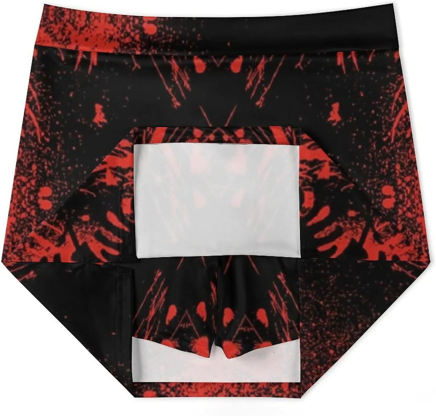 Fattyeery Women's Athletic Skorts Canada Flag Lightweight Skirts Inner Shorts with Pocket Tennis Workout Sports Skort