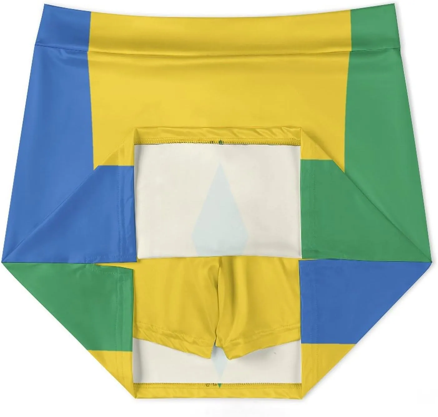 Fattyeery Women's Athletic Skorts Sri Lanka Flag Lightweight Skirts Inner Shorts with Pocket Tennis Workout Sports Skort