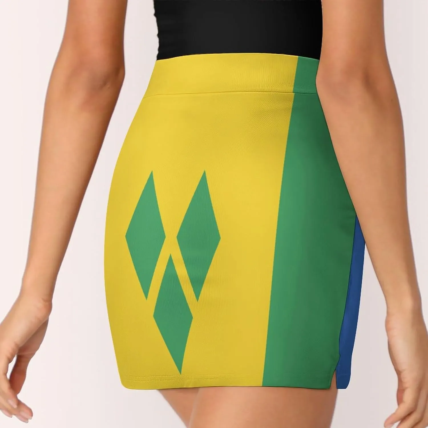 Fattyeery Women's Athletic Skorts Sri Lanka Flag Lightweight Skirts Inner Shorts with Pocket Tennis Workout Sports Skort