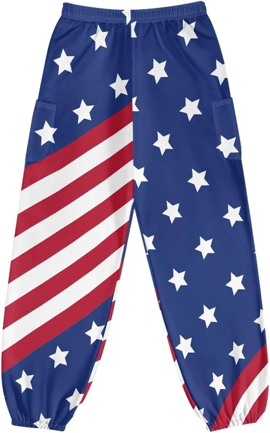 Forchrinse Red Galaxy Nebula Harem Pants for Women High Wiasted Flowy Yoga Jogger Loose Comfy Palazzo Pants Plus Size
