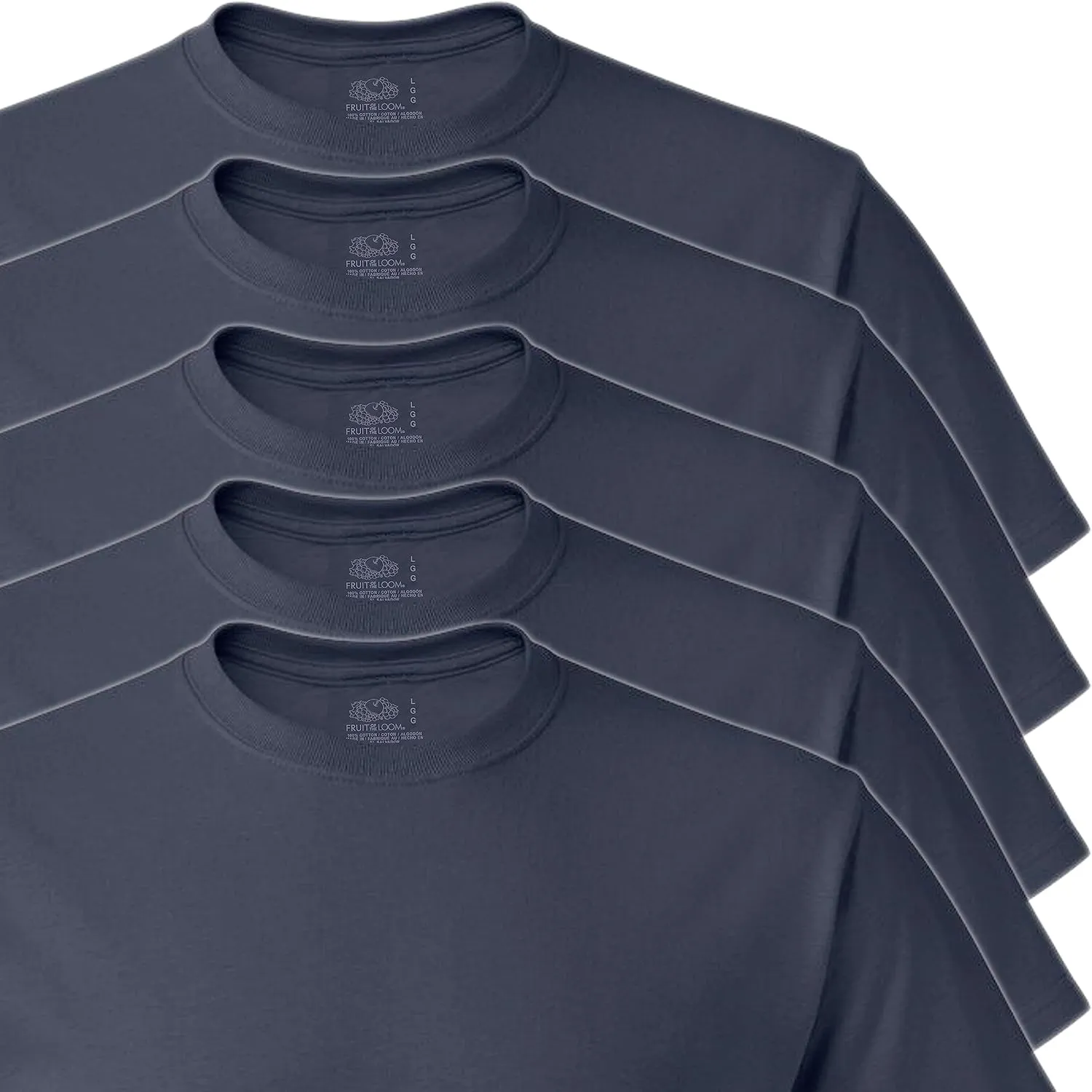 Fruit of the Loom Men's Crew Neck T-Shirt Multipack