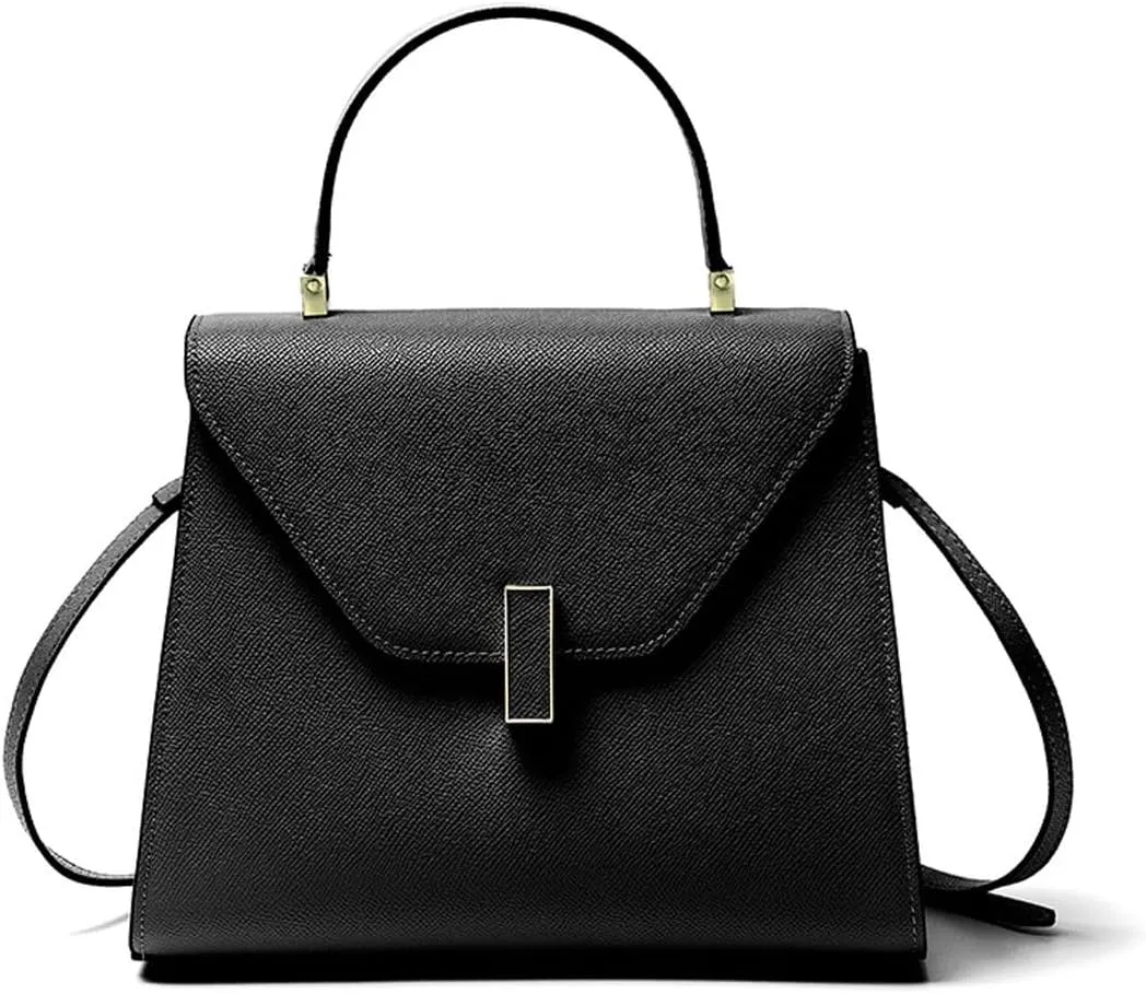 Genuine Leather Handbag Top Handle Purse