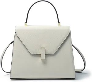Genuine Leather Handbag Top Handle Purse